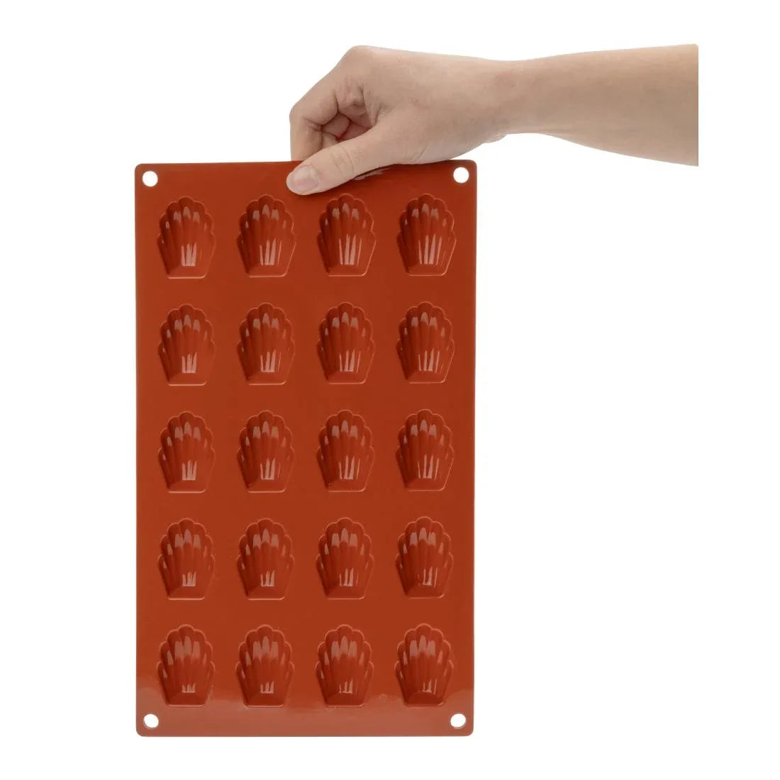 N939 Pavoni Formaflex Silicone Non-Stick Mini-Madeleine Mould 20 Cup - JD Catering Equipment Solutions Ltd