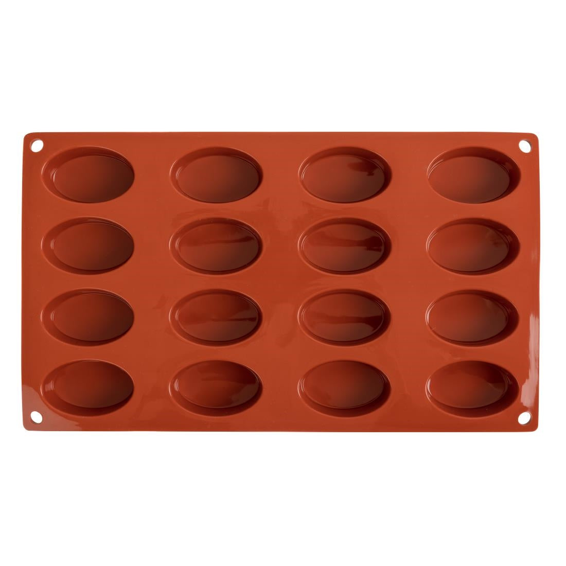 N951 Pavoni Formaflex Silicone Oval Mould 16 Cup