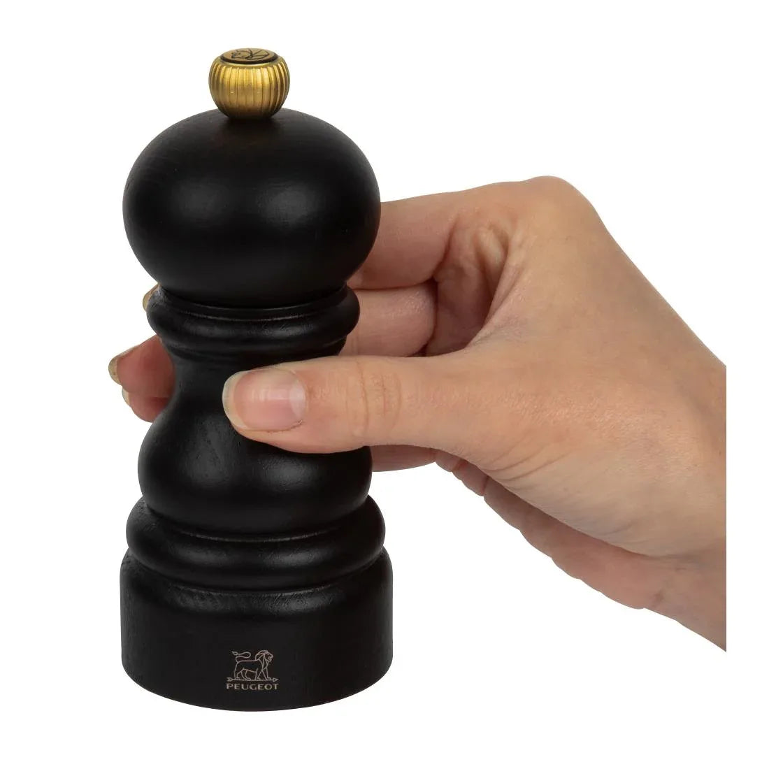 P024 Peugeot Pepper Mill Dark Wood 5" - JD Catering Equipment Solutions Ltd