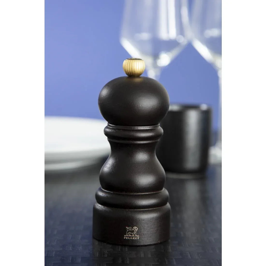P024 Peugeot Pepper Mill Dark Wood 5" - JD Catering Equipment Solutions Ltd