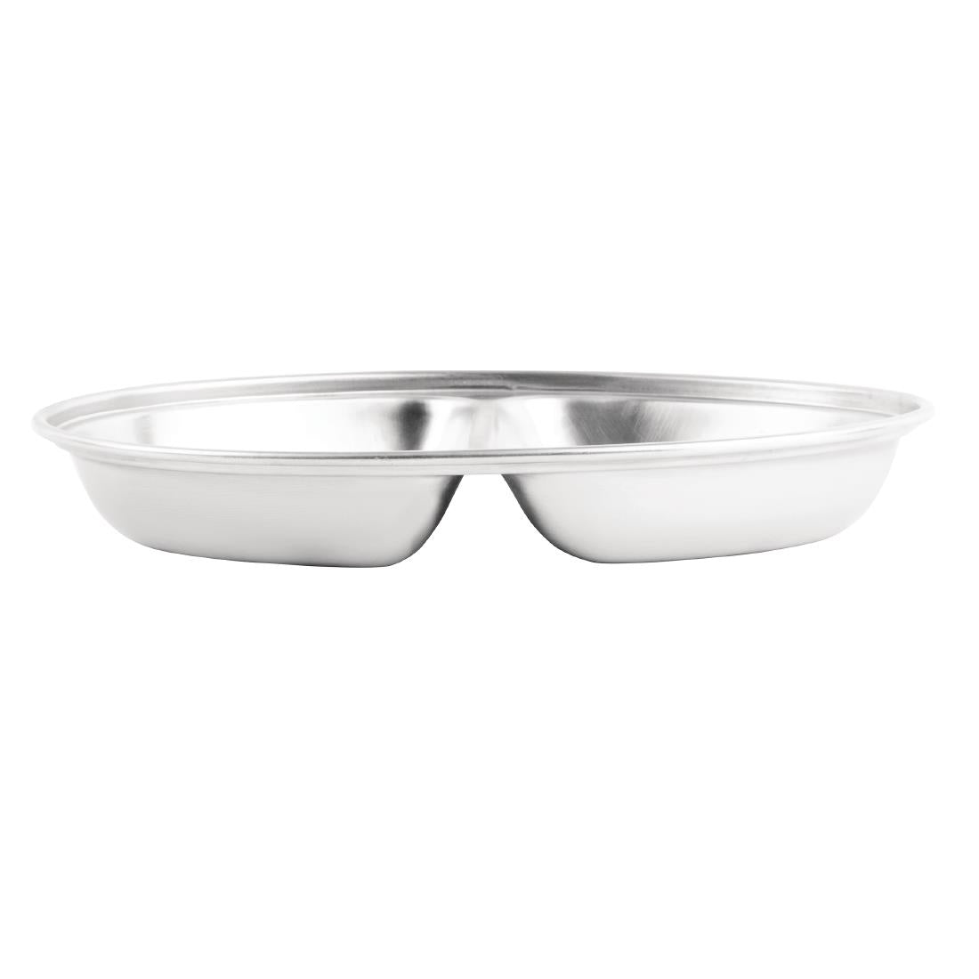 Olympia Oval Vegetable Dish Two Compartments 200mm