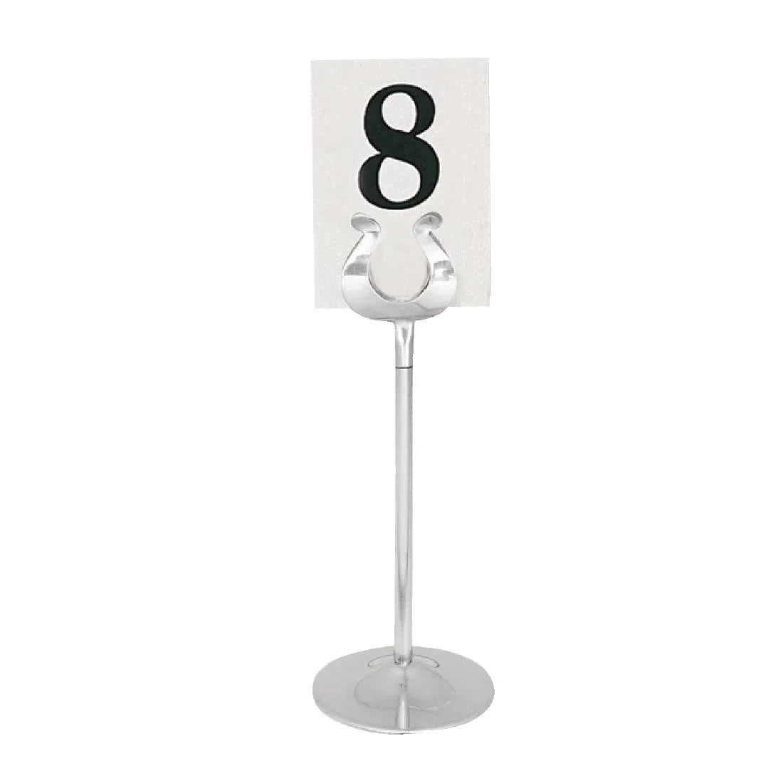P343 Stainless Steel Table Number Stand 205mm - JD Catering Equipment Solutions Ltd