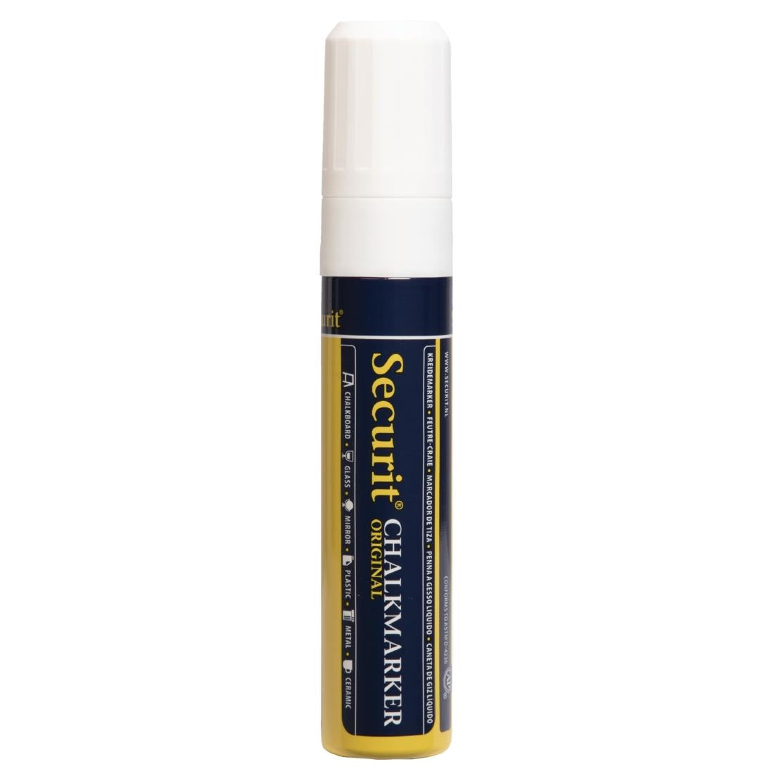 P538 Securit 15mm Liquid Chalk Pen White