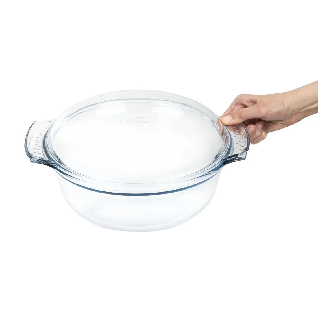 P590 Pyrex Round Glass Casserole Dish 3.75Ltr - JD Catering Equipment Solutions Ltd