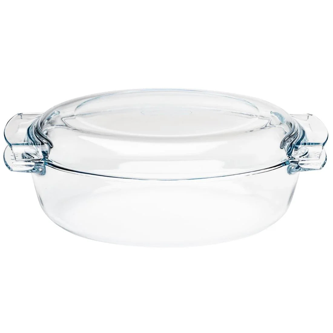 P591 Pyrex Oval Glass Casserole Dish 4.5Ltr - JD Catering Equipment Solutions Ltd