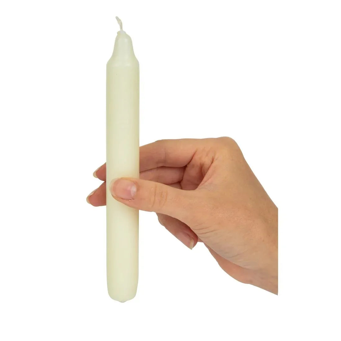 P999 Bolsius 7" Bistro Candles Ivory (Pack of 45) - JD Catering Equipment Solutions Ltd