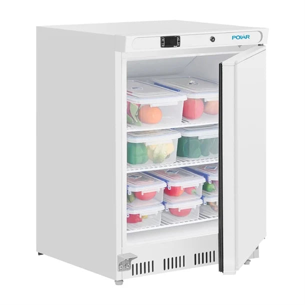 PC001 Polar C-Series Under Counter Fridge White 150Ltr