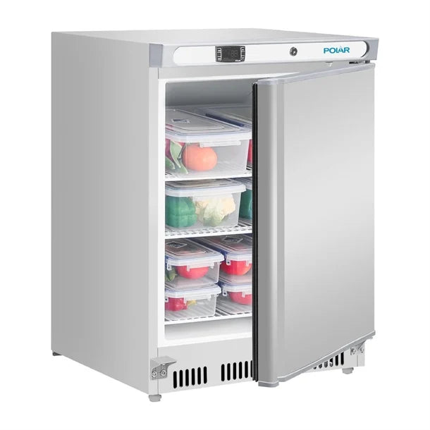 PC002 Polar C-Series Under Counter Fridge Stainless Steel 150Ltr A+