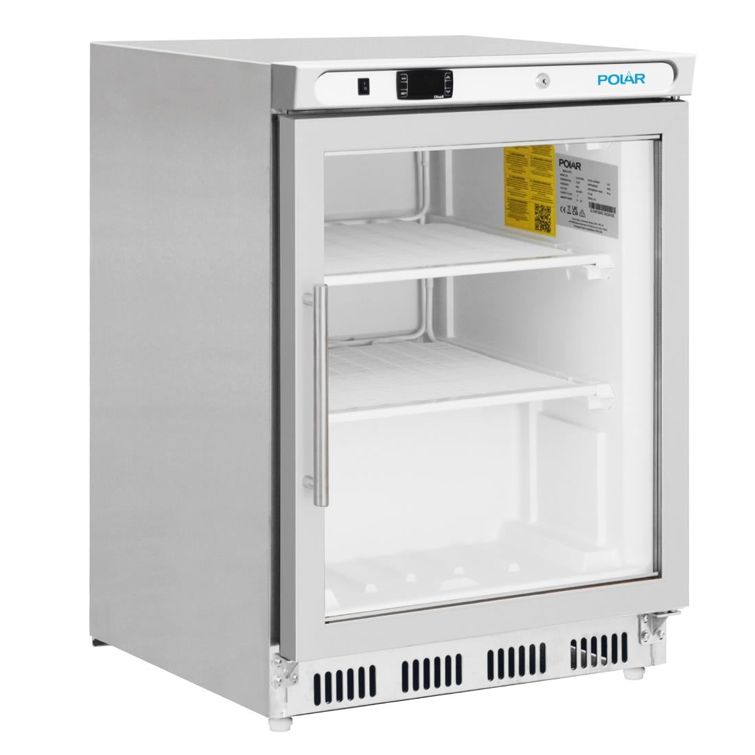 PC008 Polar C-Series Undercounter Display Freezer - Stainless Steel