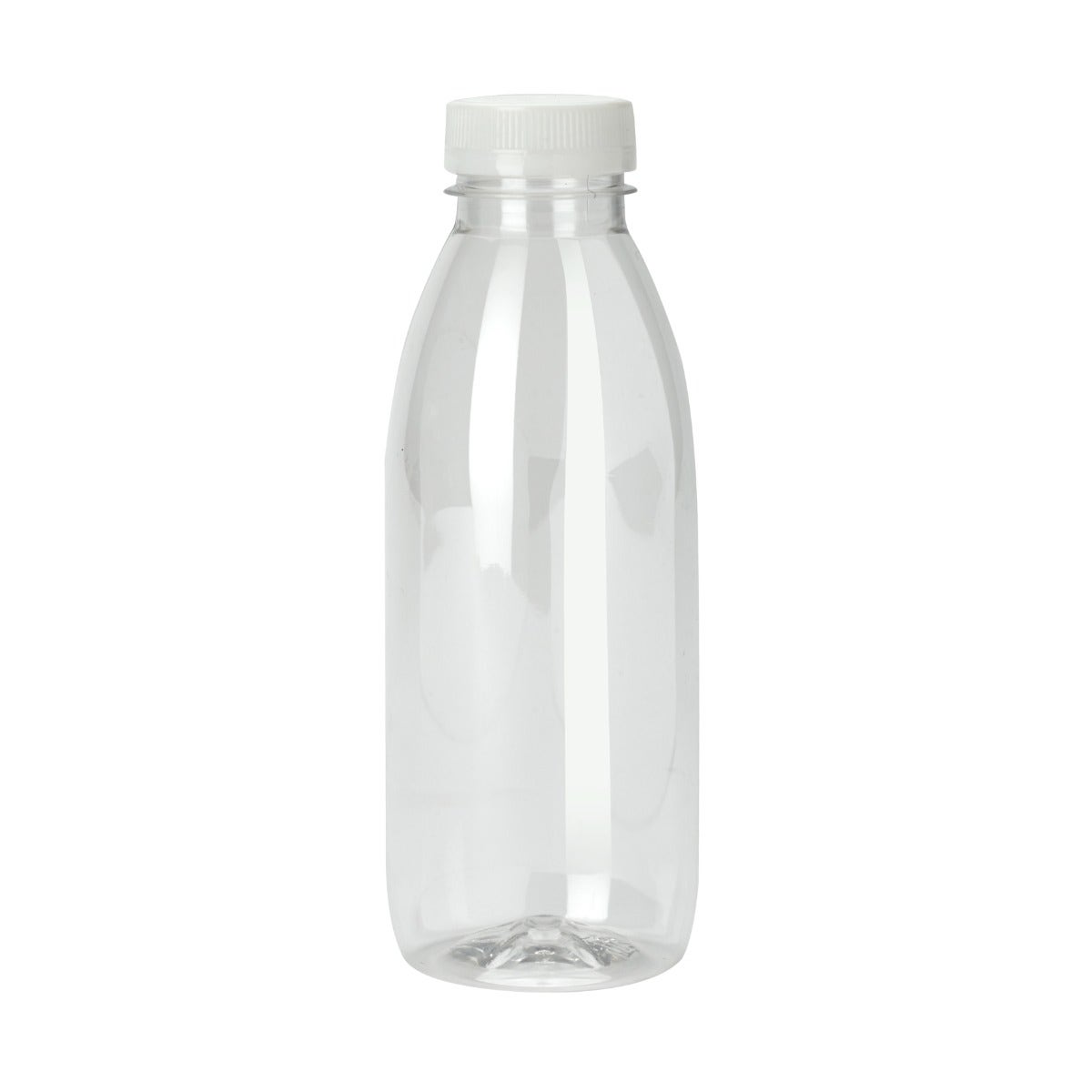 PET Bottle with Tamper Evident Lid - 500ml - 140/ctn - clear - BioPak commercial catering consumable