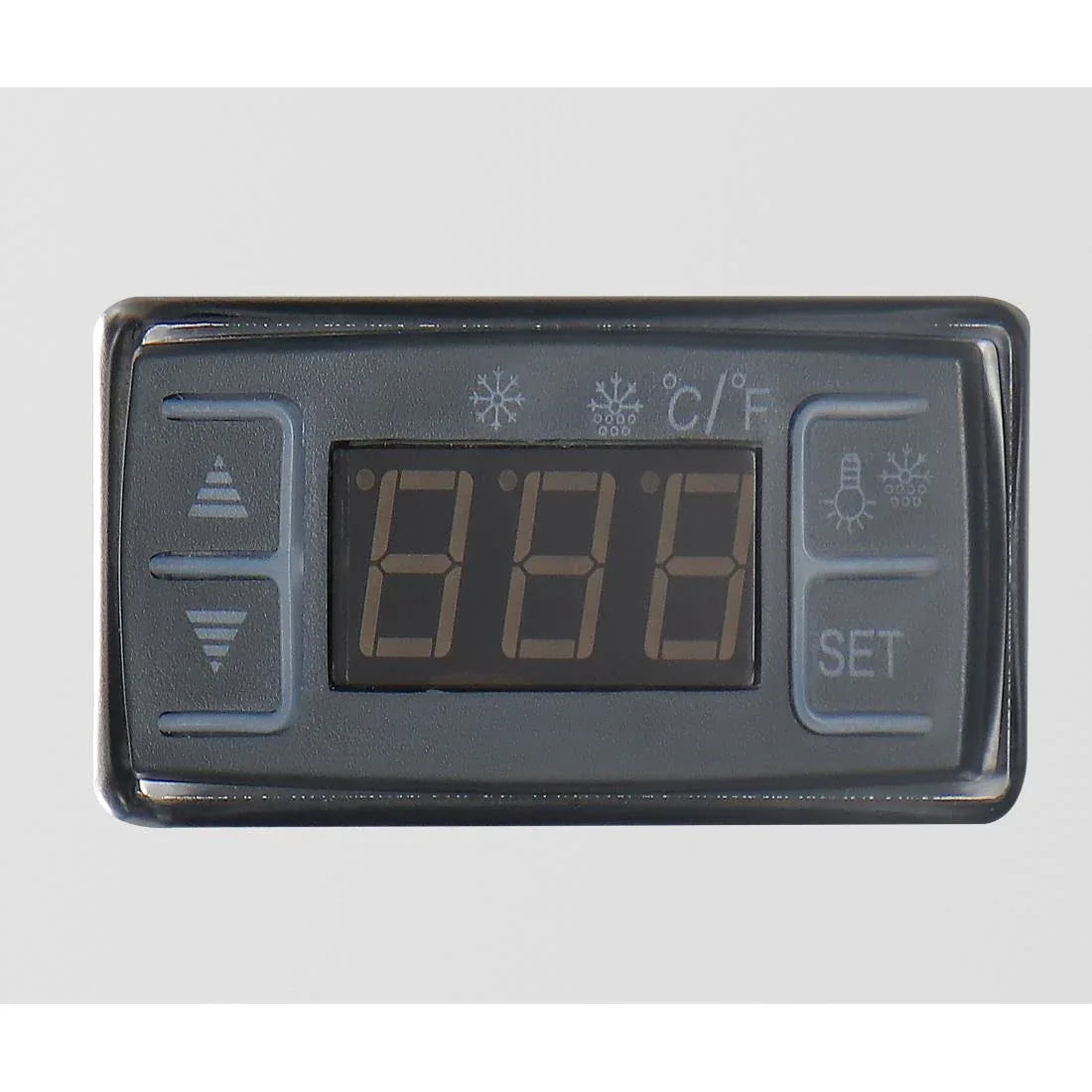 PG004 Polar G-Series Countertop Display Fridge Black Square Glass 160Ltr