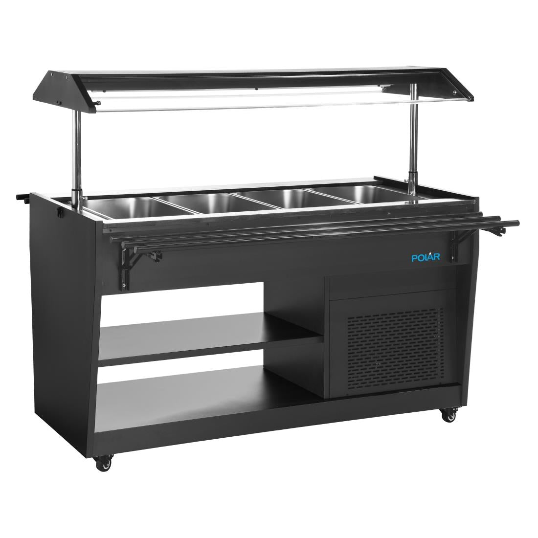 PG007 Polar G-Series Refrigerated Buffet Bar in Black
