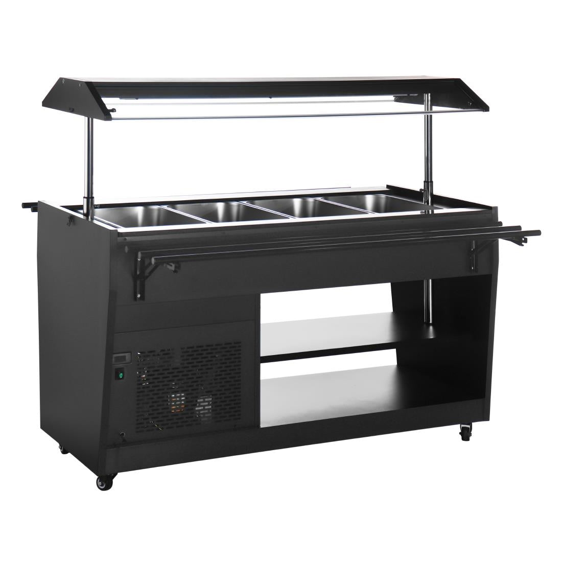PG007 Polar G-Series Refrigerated Buffet Bar in Black