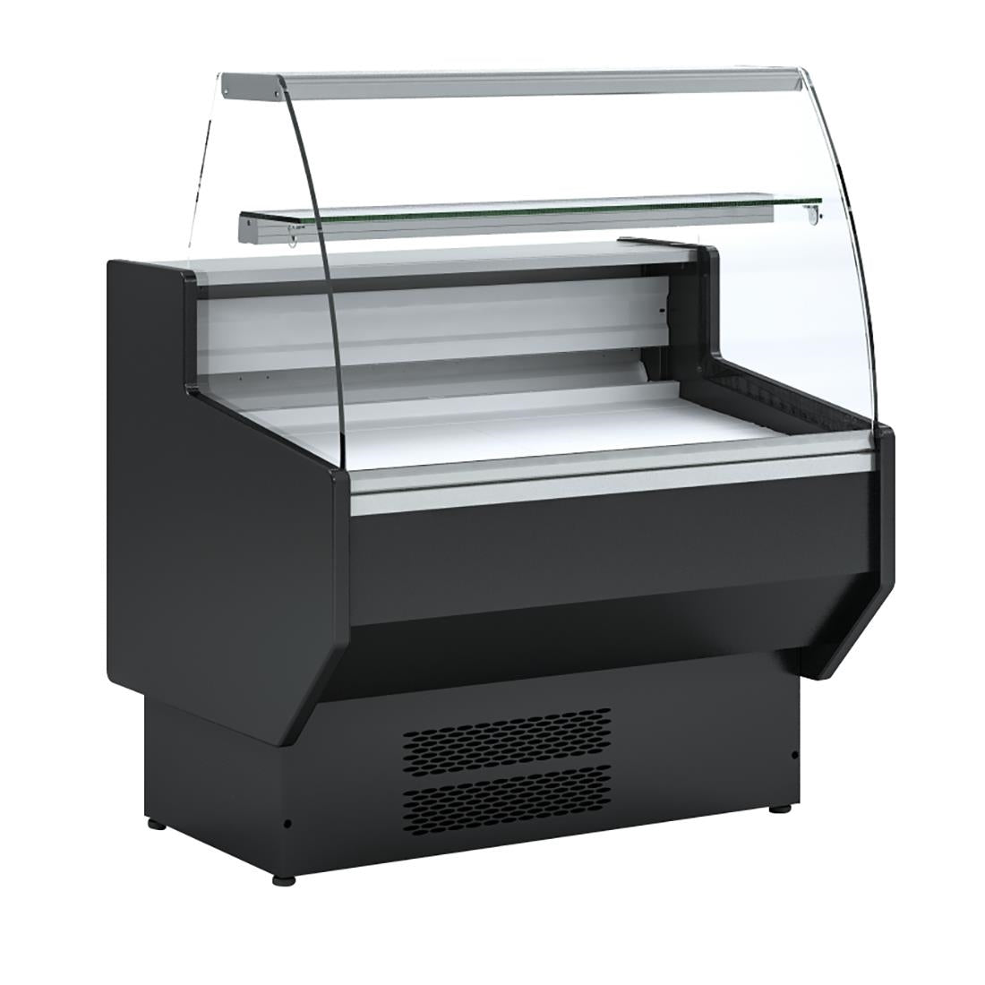 Polar G-Series Curved Glass Serve Over Counter Fridge 1m