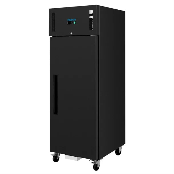 PG020 Polar G-Series Upright Fridge Black 537Ltr