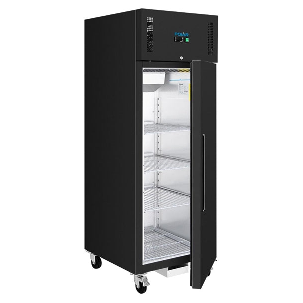 PG020 Polar G-Series Upright Fridge Black 537Ltr