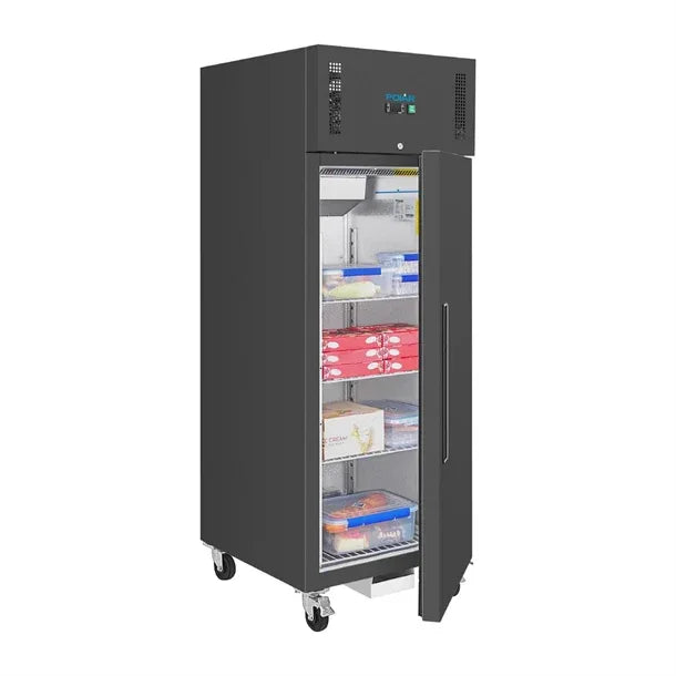 PG021 Polar G-Series Upright Freezer Black 537Ltr