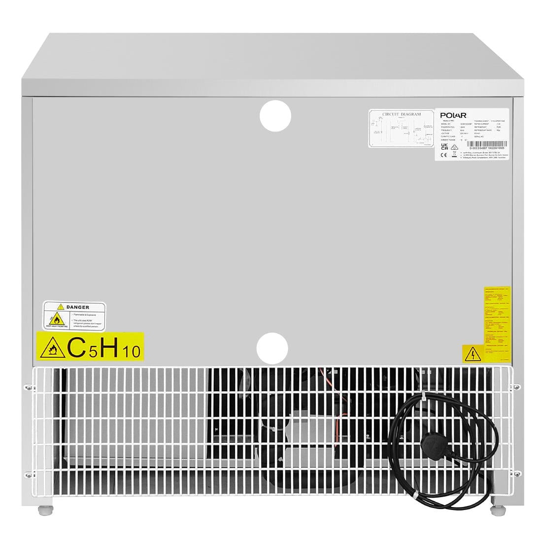 Polar G-Series Double Door Counter Freezer 240Ltr