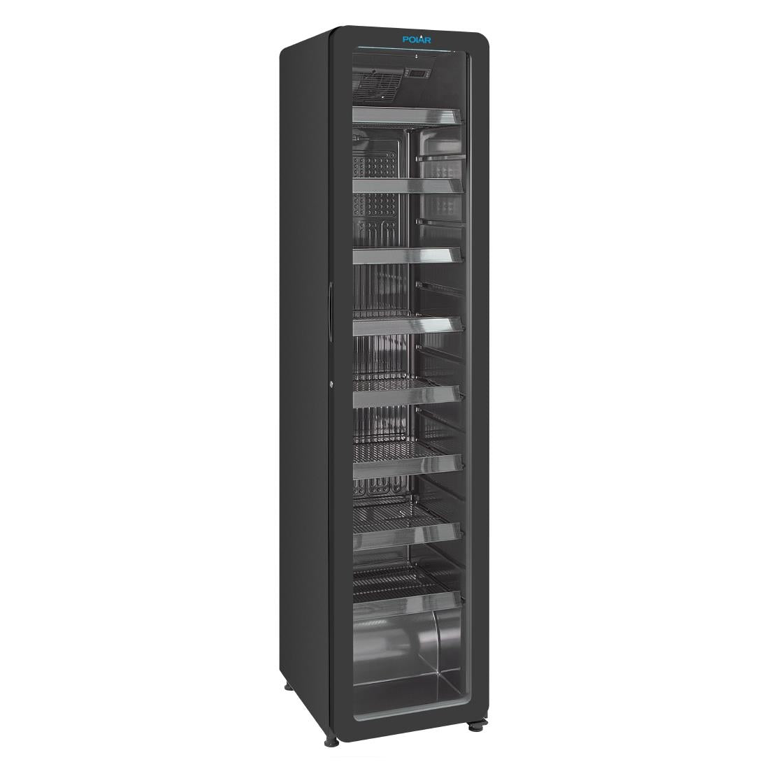 Polar G-Series Slimline Display Fridge Black