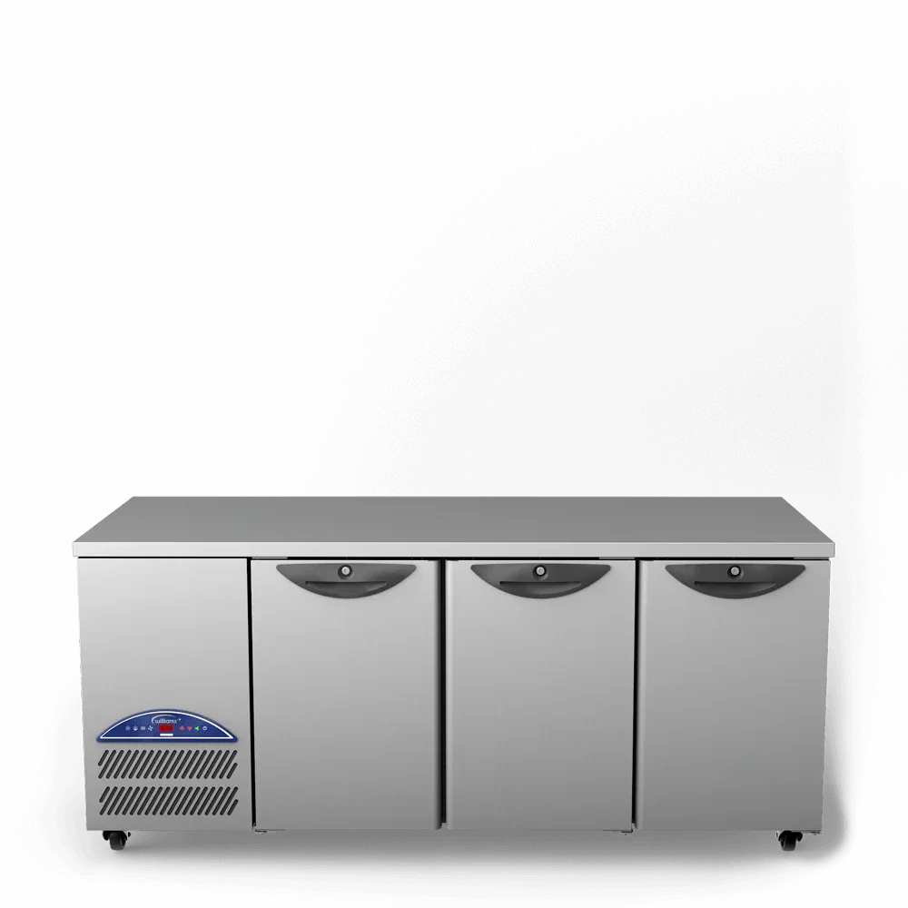 Williams Opal 3 Door 545Ltr Counter Fridge HO3U-SS - JD Catering Equipment Solutions Ltd
