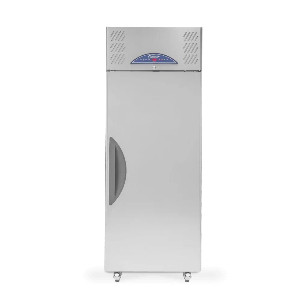 Williams Garnet Single Door Upright Fridge Stainless Steel 620Ltr HG1T-SS
