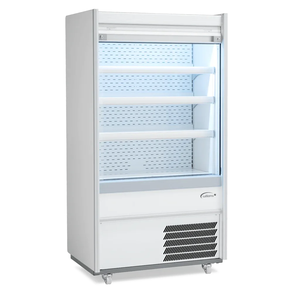 DP476 Williams Slimline R Series Gem Multideck White with Security Shutter Width 960mm R100-WCS
