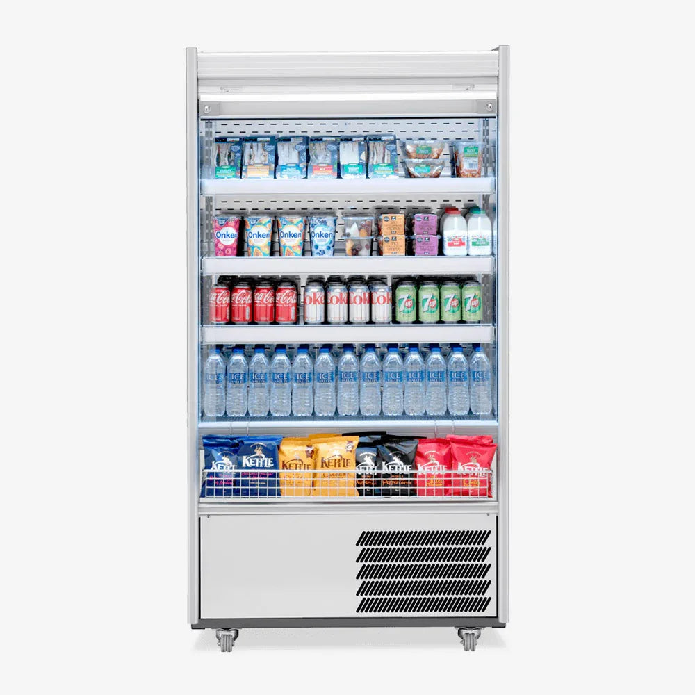 DP476 Williams Slimline R Series Gem Multideck White with Security Shutter Width 960mm R100-WCS