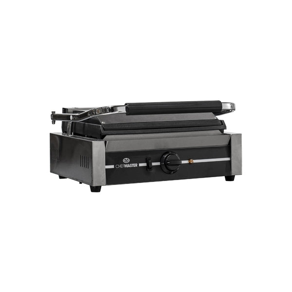Chefmaster Contact Grill - Large Single - Flat top plate / Flat bottom plate HEA788