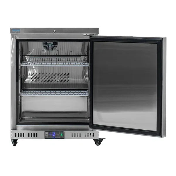 Arctica Heavy Duty U/Counter Fridge 145Ltr - S/Steel HEF138 - JD Catering Equipment Solutions Ltd