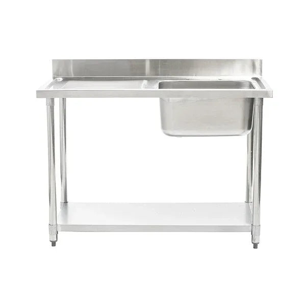 Connecta Single Sink Unit - Left Hand Drainer - 1200mm HEF657