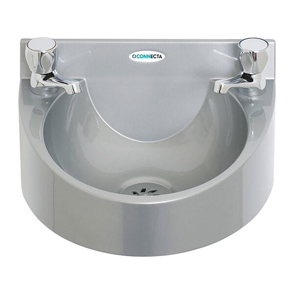 Connecta ABS Wash Hand Basin - with Dome Head Taps HEF717