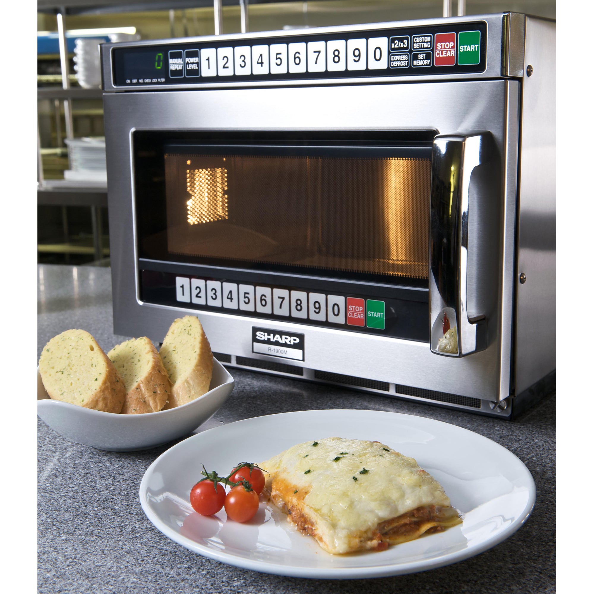 Sharp R1900M Microwave Oven Touch Control Programmable