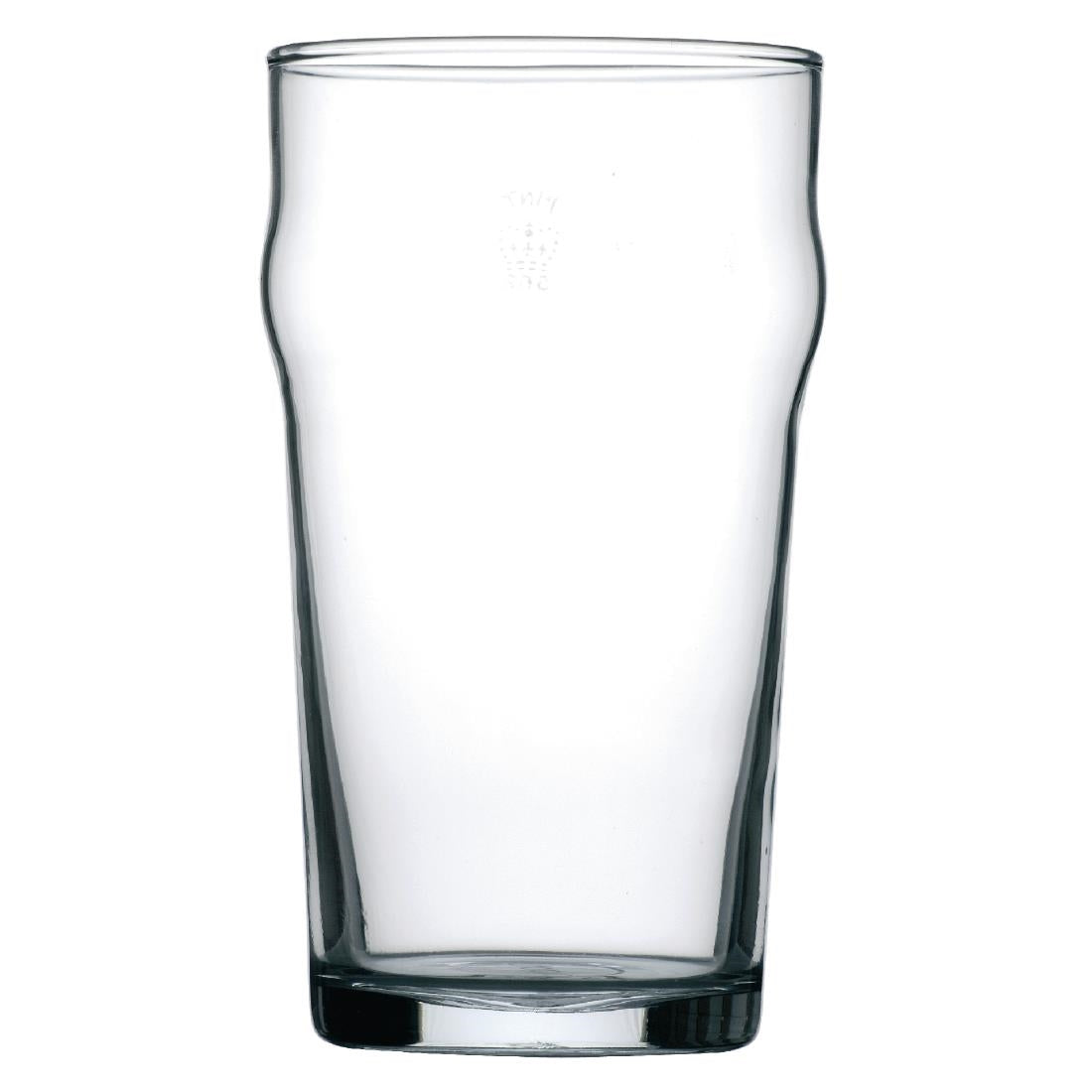 FU235 Arcoroc Nonic Pint Glasses 591ml CE Marked (Pack of 24)