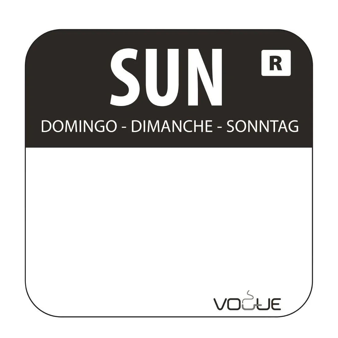 S154 Special Offer - Vogue Days Of The Week Labels & Dispenser - JD Catering Equipment Solutions Ltd