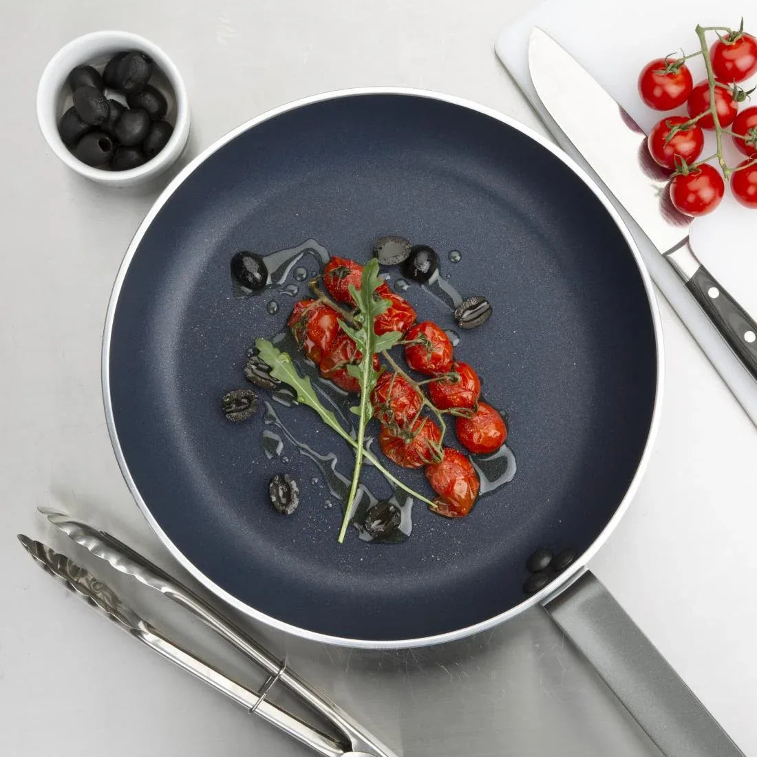 HT981 Vogue Frypan Aluminium Non-stick Teflon Platinum Plus- 300x48mm (11.8''x1.9")