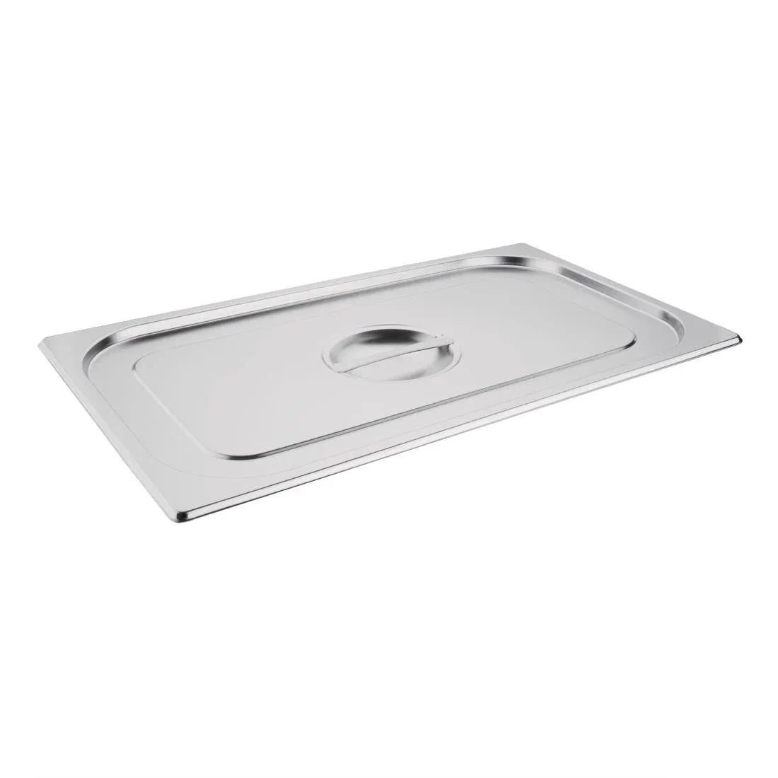SA248 Vogue Stainless Steel 1/1 Gastronorm Pan with Lid - JD Catering Equipment Solutions Ltd