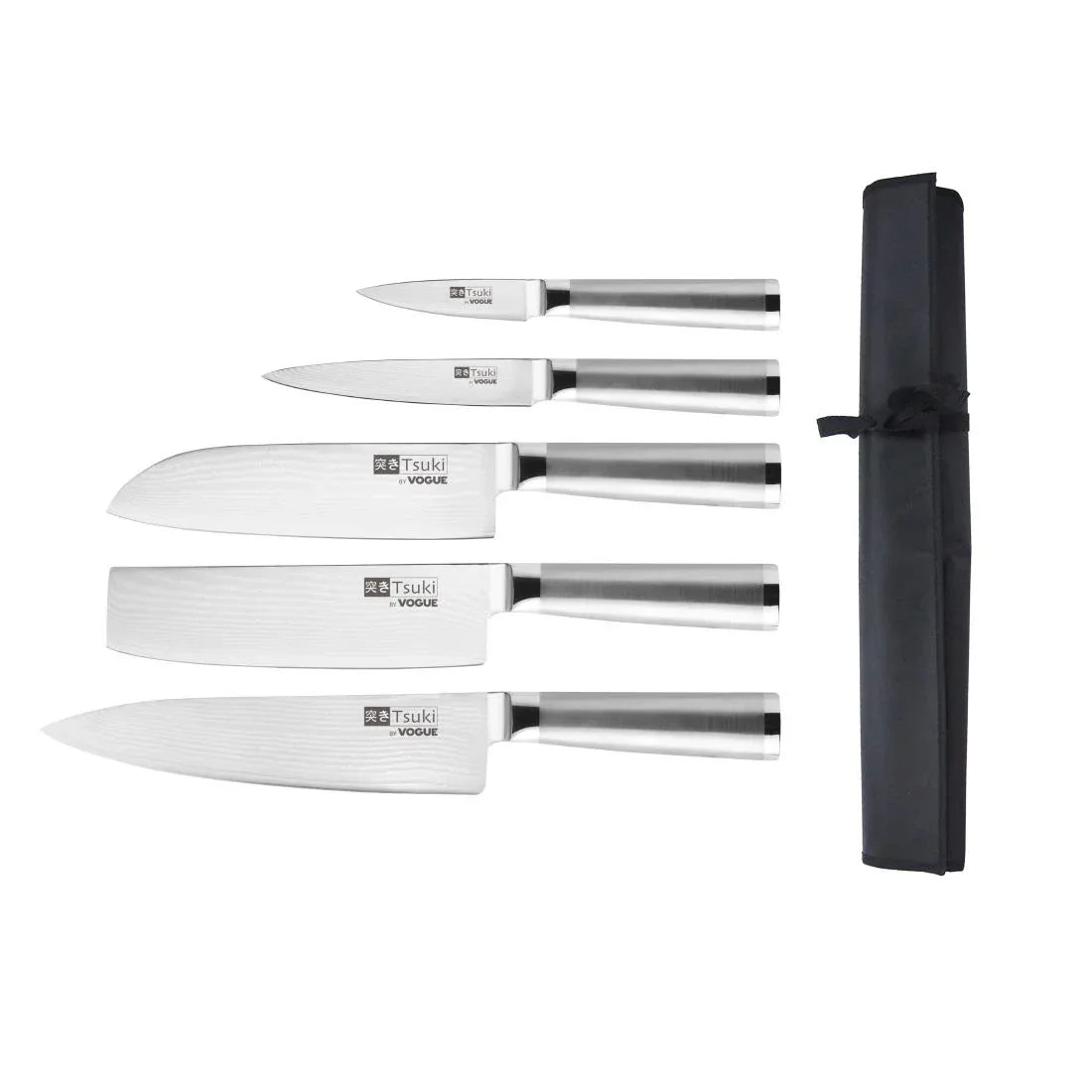 SA459 Tsuki 5 Piece Series 8 Knife Set and Wallet - JD Catering Equipment Solutions Ltd