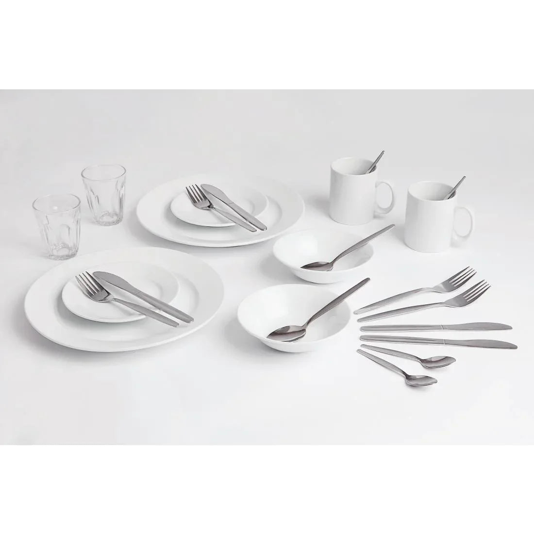 SA460 Student Accommodation Crockery and Cutlery Set - JD Catering Equipment Solutions Ltd