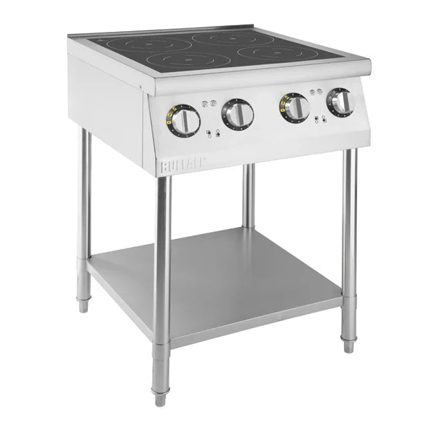 SA780 Buffalo Freestanding 4 Zone Induction Hob 2x 3kW