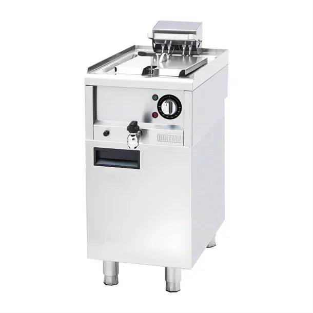 SA781 Buffalo 600 Series Freestanding Single Tank Electric Fryer 8Ltr - JD Catering Equipment Solutions Ltd