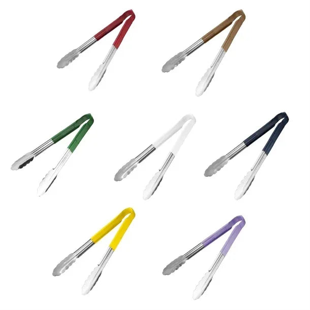 SA793 Hygiplas 300mm Colour Coded Tong Set (Pack of 7 Colours)