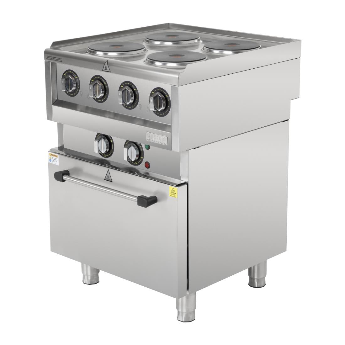 SA808 Buffalo 600 Series 4 Plate Electric Convection Oven Range