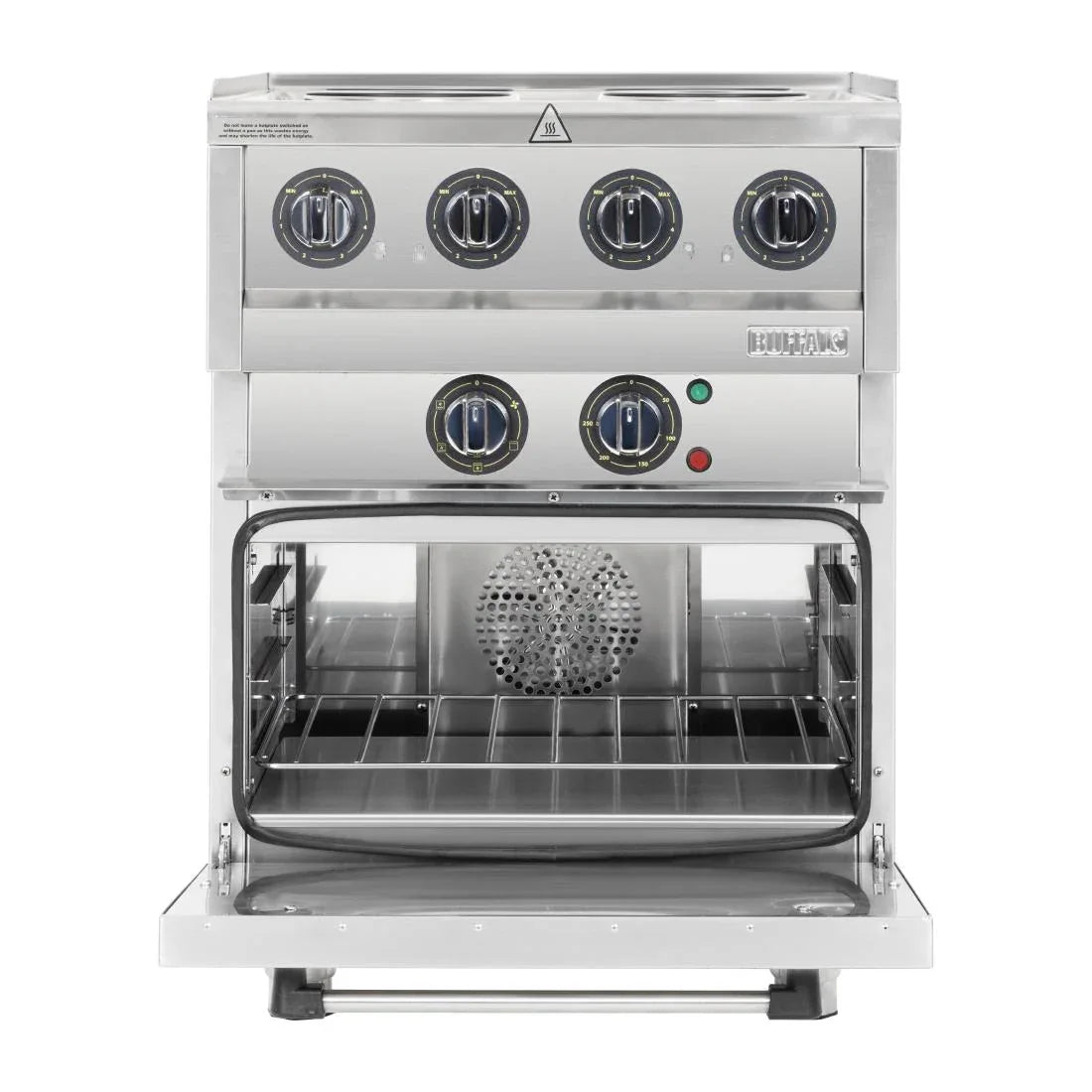 SA808 Buffalo 600 Series 4 Plate Electric Convection Oven Range
