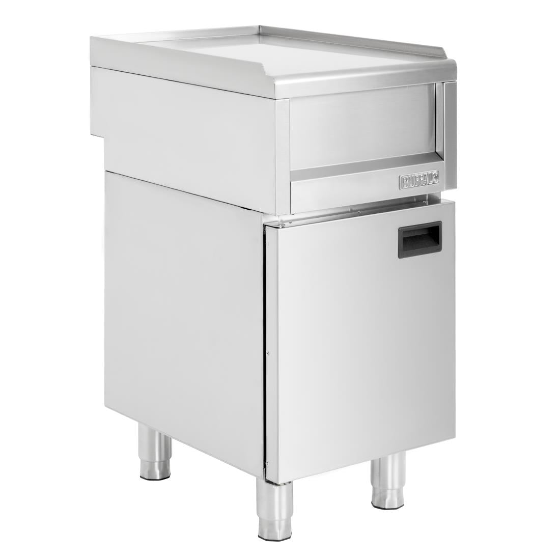 SA811 - Buffalo 600 Series Neutral Prep Counter with Cupboard 400mm
