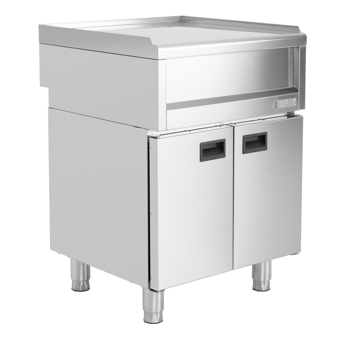 SA812 - Buffalo 600 Series Neutral Prep Counter with Cupboard 600mm