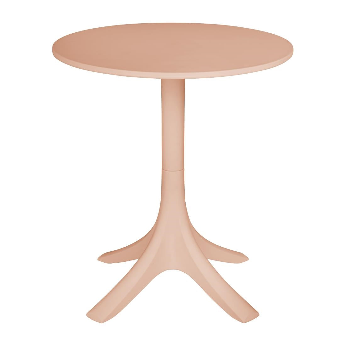 SA830 Bolero Mila 700mm Round Café Table - Light Salmon