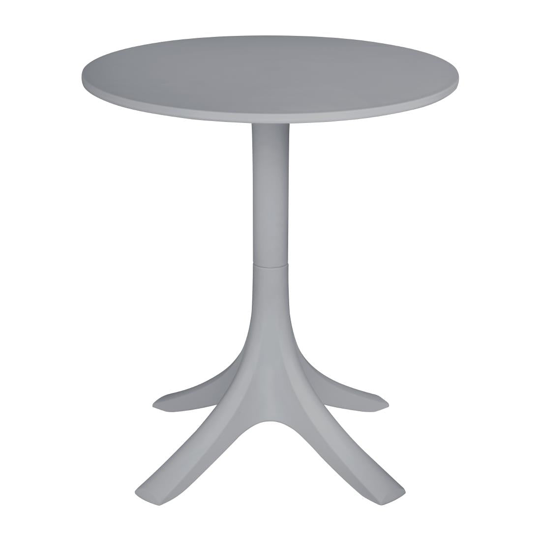 SA831 Bolero Lorenzo 700mm Round Café Table - Medium Grey