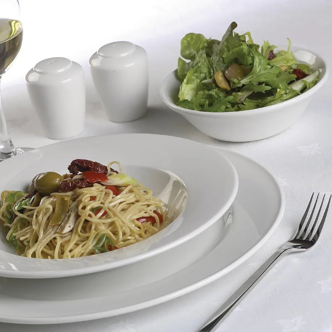 V0144 Steelite Simplicity White Pasta Dishes 270mm (Pack of 12) - JD Catering Equipment Solutions Ltd