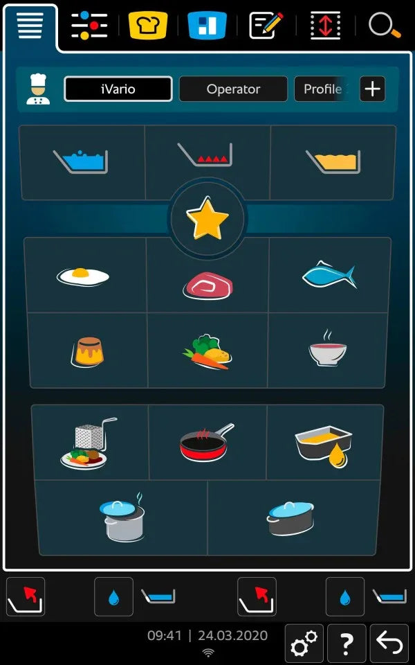 HW701 Rational iVario Pro L Cooking Centre on Stand with Pressure Cooking/Hand Shower