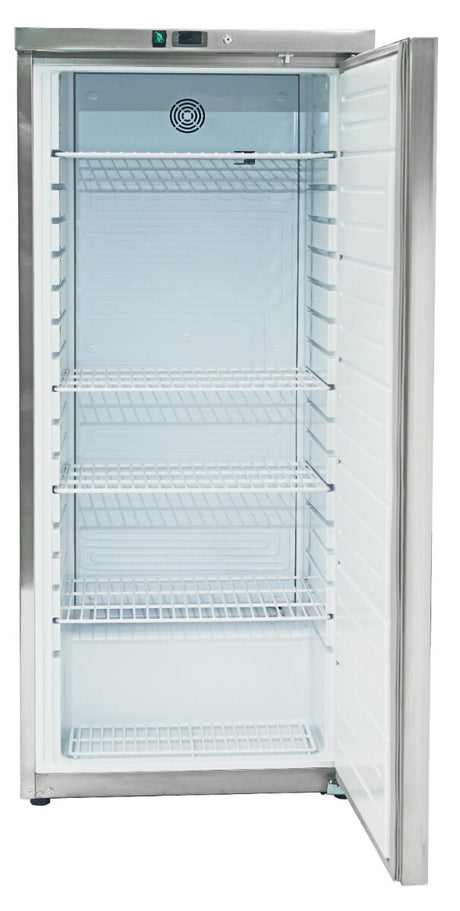 Sterling Pro Cobus SPF600S Single Door Stainless Steel Upright Freezer 580 Litres